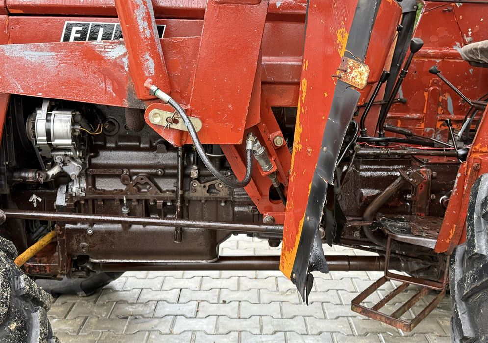 Tractor Fiat 640 DTC 4x4 central cu încărcător frontal, import recent