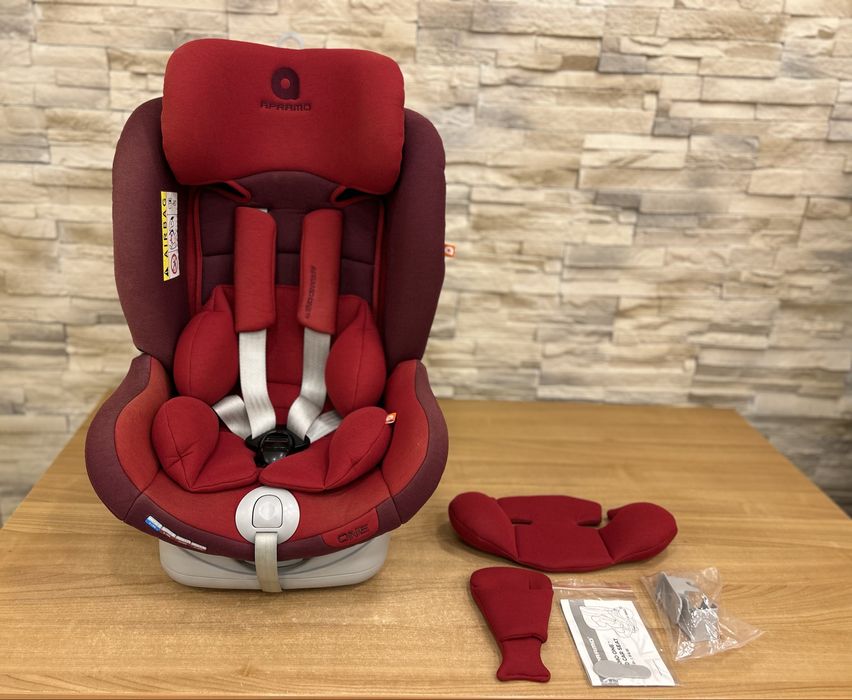 Scaun auto cu isofix, APRAMO Rotativ 4 in 1, rosu, 0-36kg