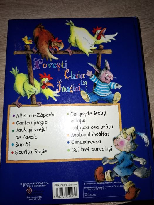 Vand carte copii Povesti clasice in imagini