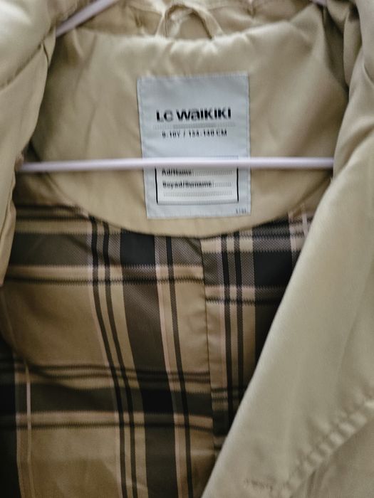 Тренч, плащ для девочек, 9-10 лет, zara, lc waikiki, blue button