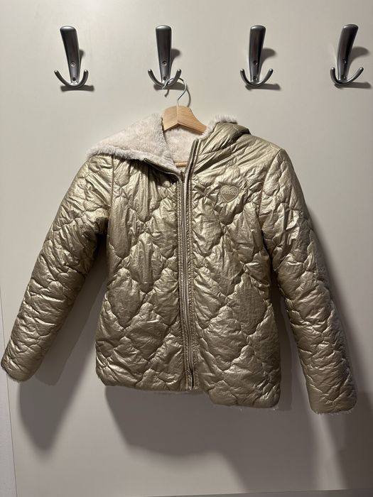 Детско зимно яке с две лица на Guess за момиче