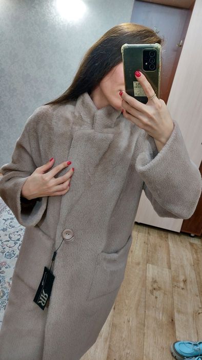 Пальто натуральное альпака