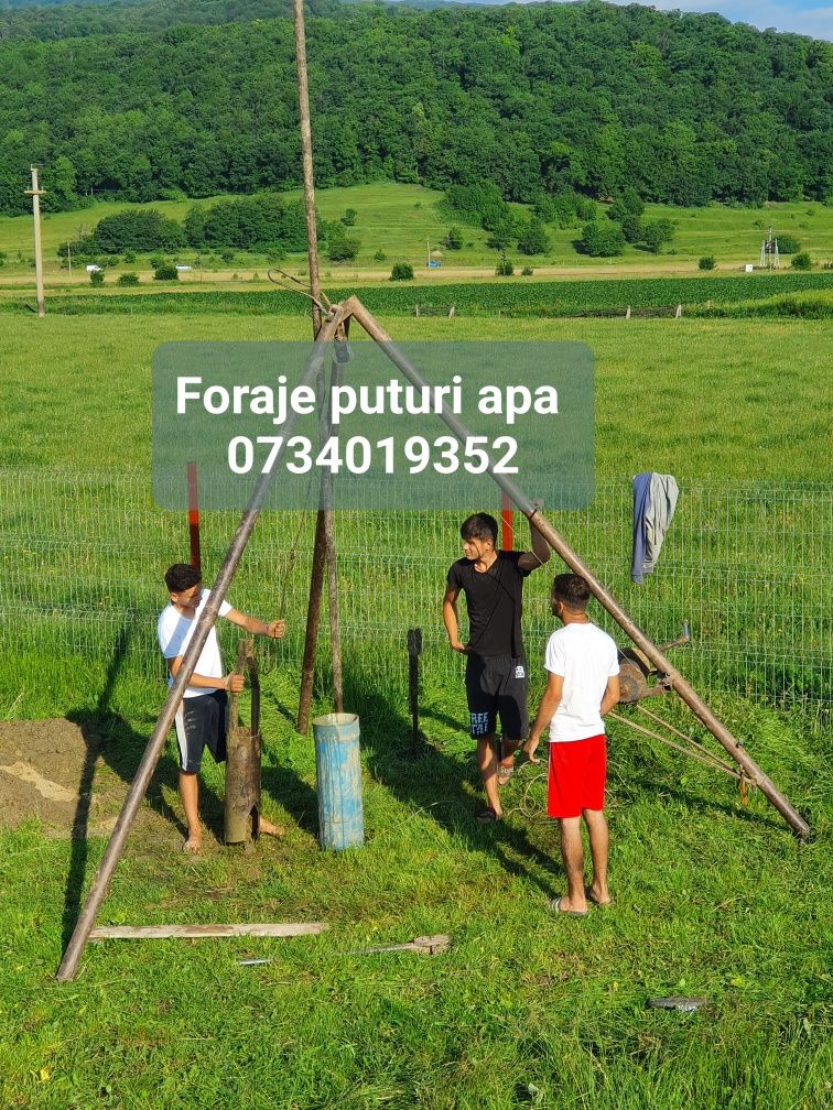 Foraje puturi apa