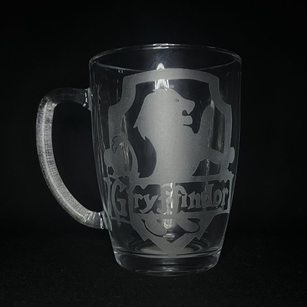 Стъклена чаша Griffindor / Harry Potter