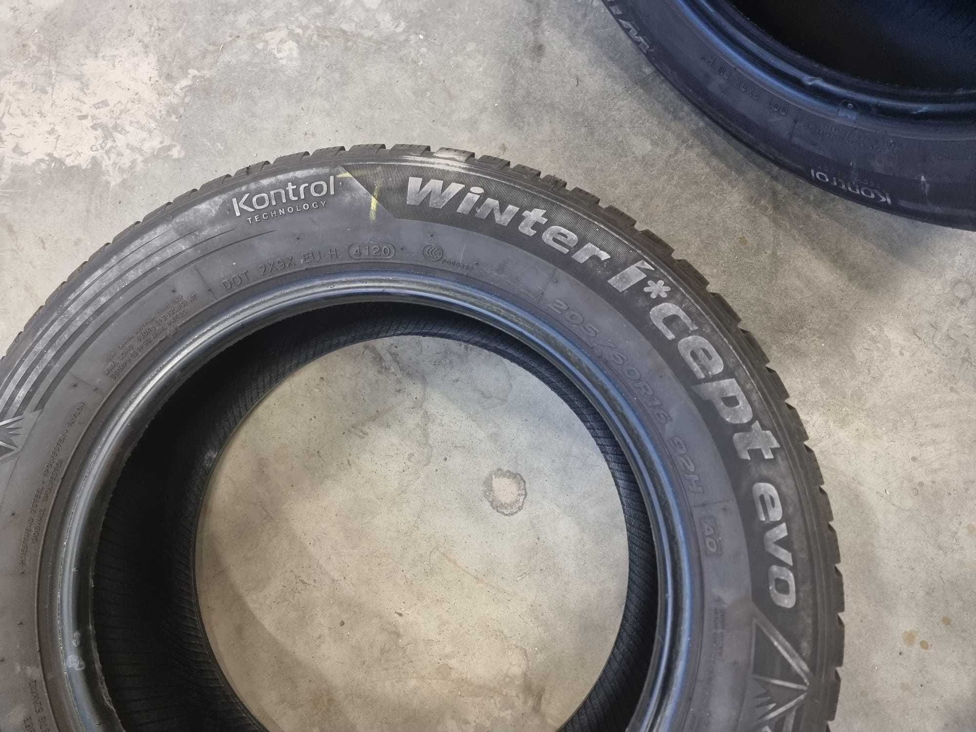4 Anvelope IARNA 205.60.16 'Hankook' [dot 2021] ; stare buna