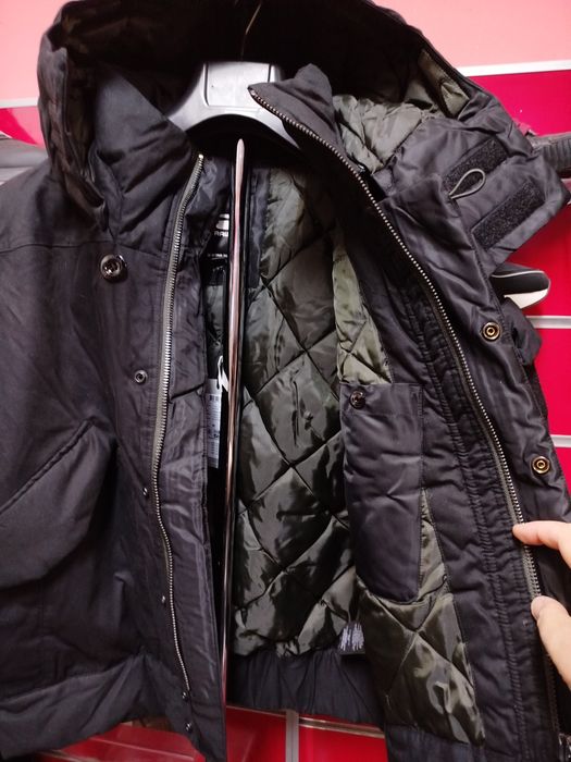 Водоустойчиво G-Star Raw Flight M L XL XXL ново мъжко черно яке бомбер