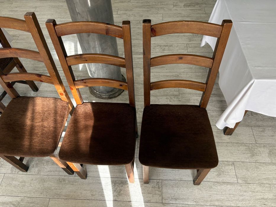 Дървени столове за ресторант , градина