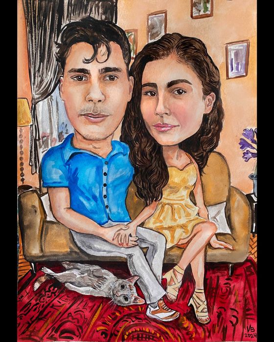 Карикатури, потрети - ръчна изработка