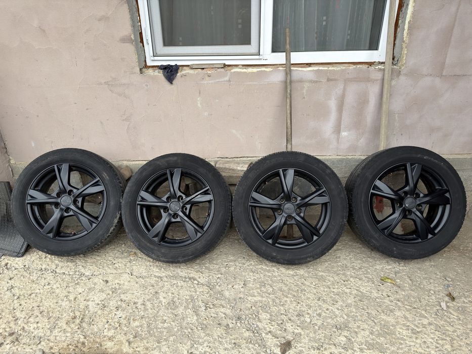 Jante Aliaj 16” 5x108 + Anvelope 205/55 R16