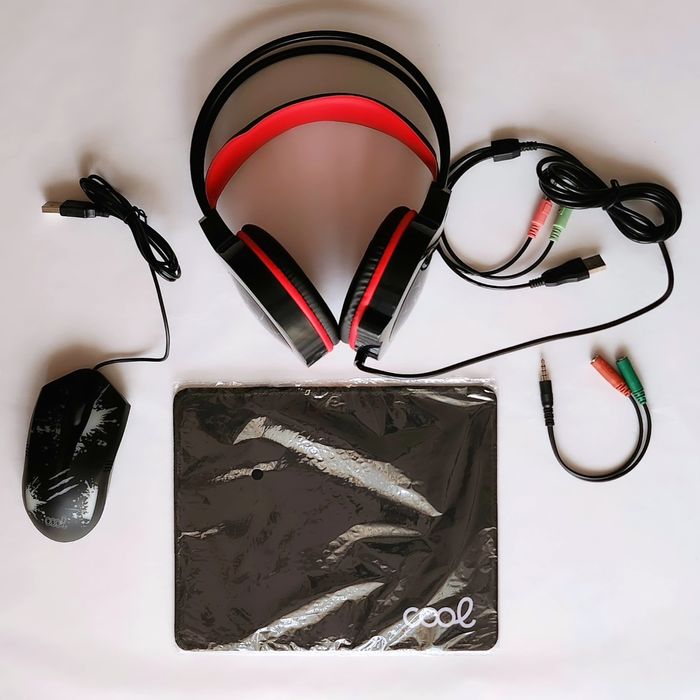 Kit casti, mouse si mouse pad Cool Gaming - NOU