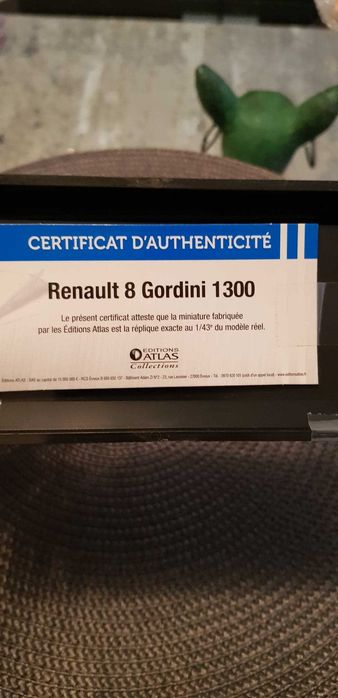 Masinuta colectie Renault 8 Gordini 1300