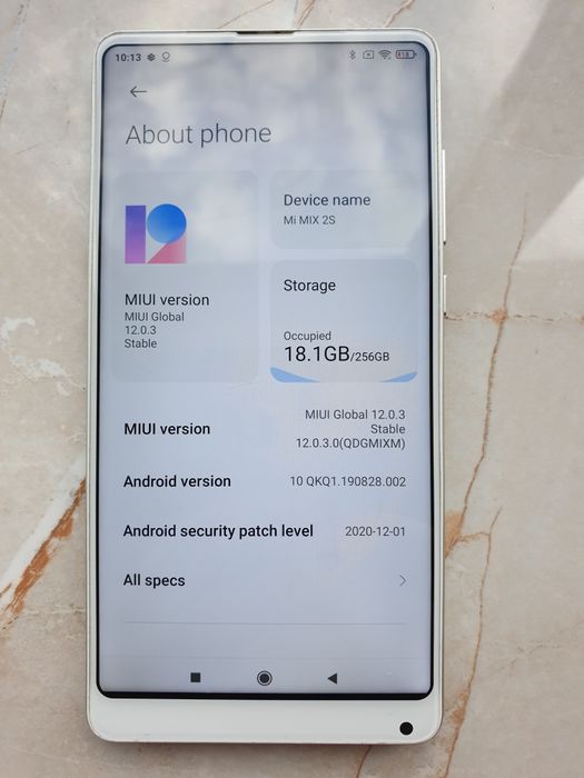 Xiaomi Mi Mix 2S 256Gb 8Gb Ram Nu Samsung