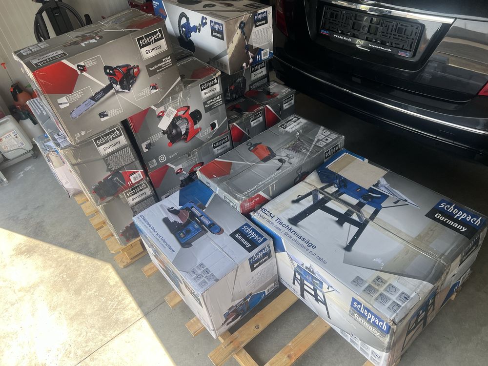 Лентов  Дисков шлайф комбиниран - чисто нов Scheppach BTS800Vario 400W