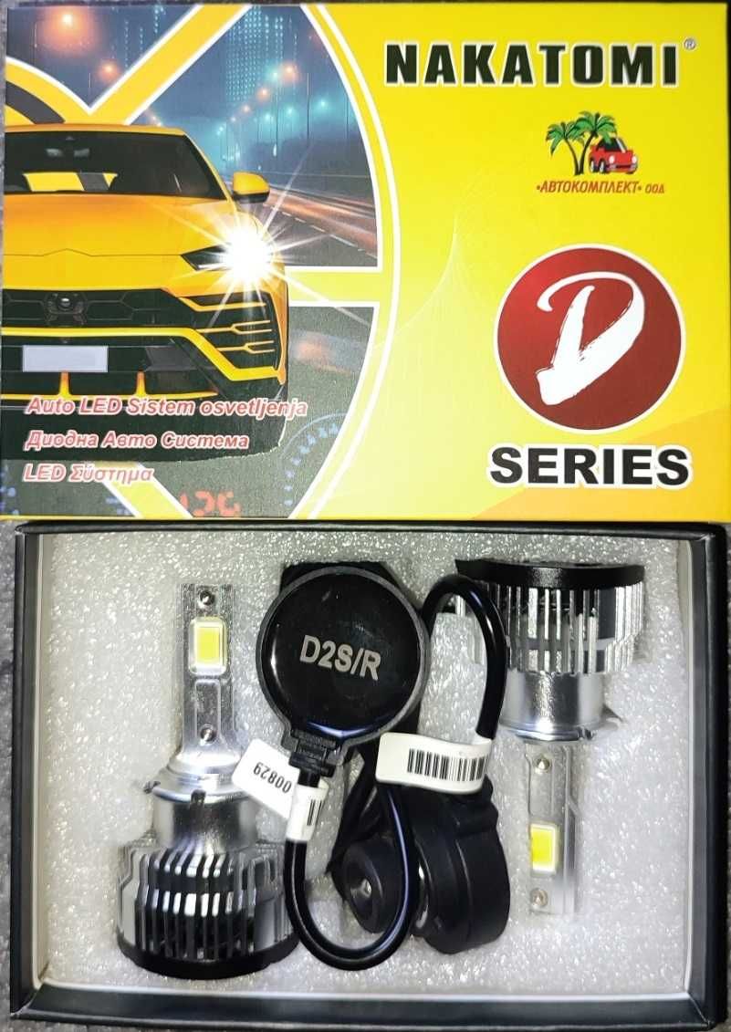 LED Крушки NAKATOMI-H1,H4,H7,H11,HB3/HB4/H15/D1S/D2S/12-24V/60W-Canbus