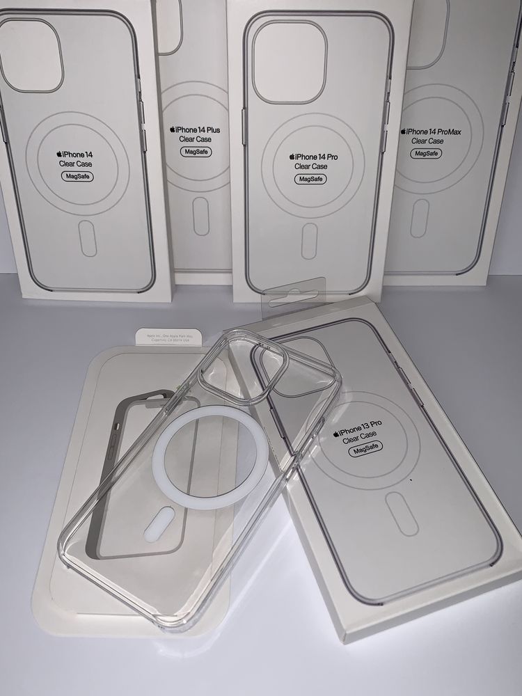 Husa transparenta Apple Clear Case iPhone 12 13 14 15 16 Plus Pro Max