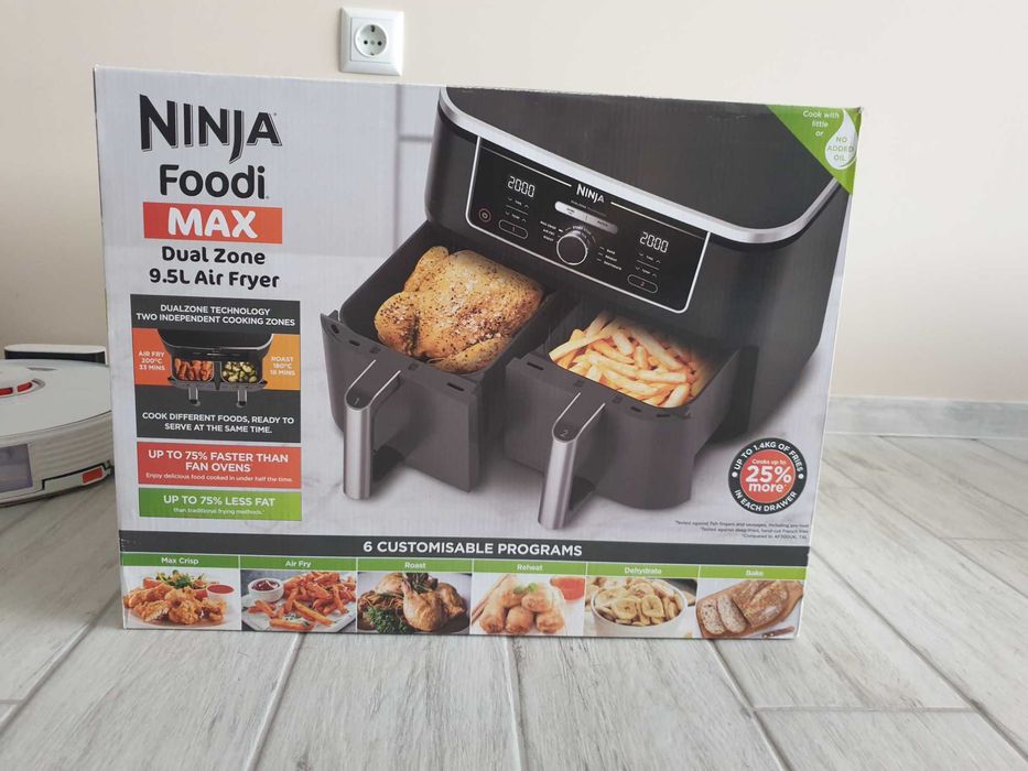 Фритюрник с горещ въздух  Ninja Foodi MAX Dual Zone 9,5 литра