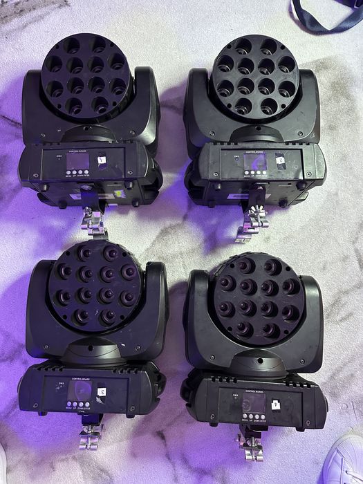 Vand 4 x Moving Head Eurolite Tmh12