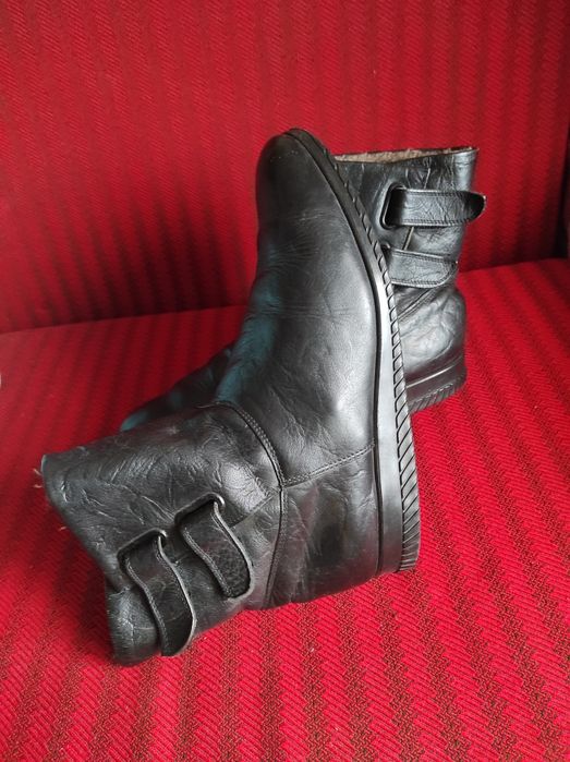 Cizme din piele 100% imblanite, pentru barbati, foarte elegante, aspec