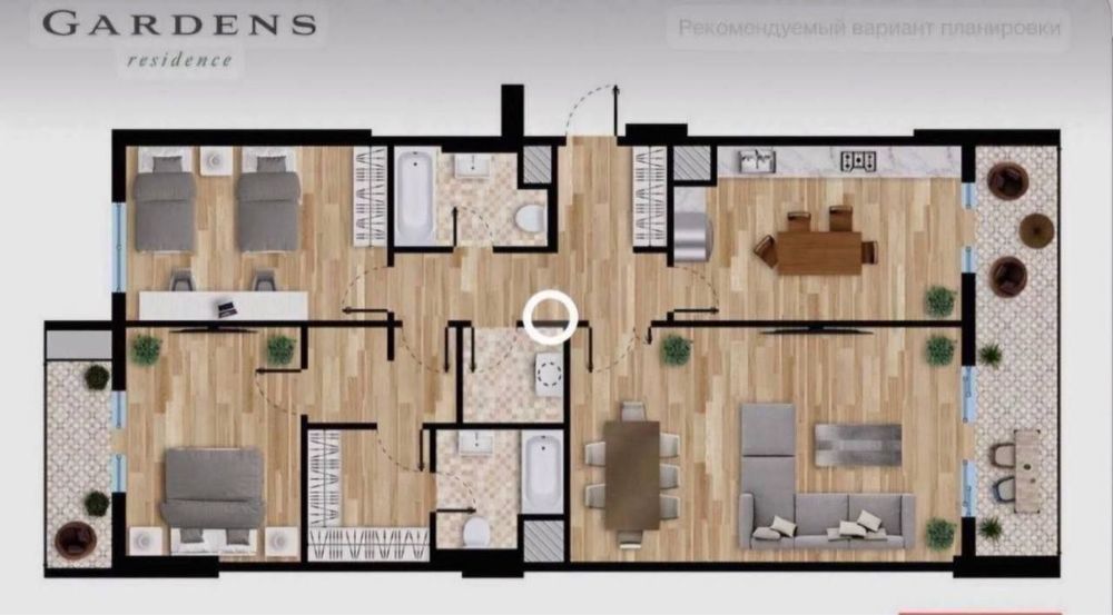 Продается коробка в Ташкент Сити Гарденс