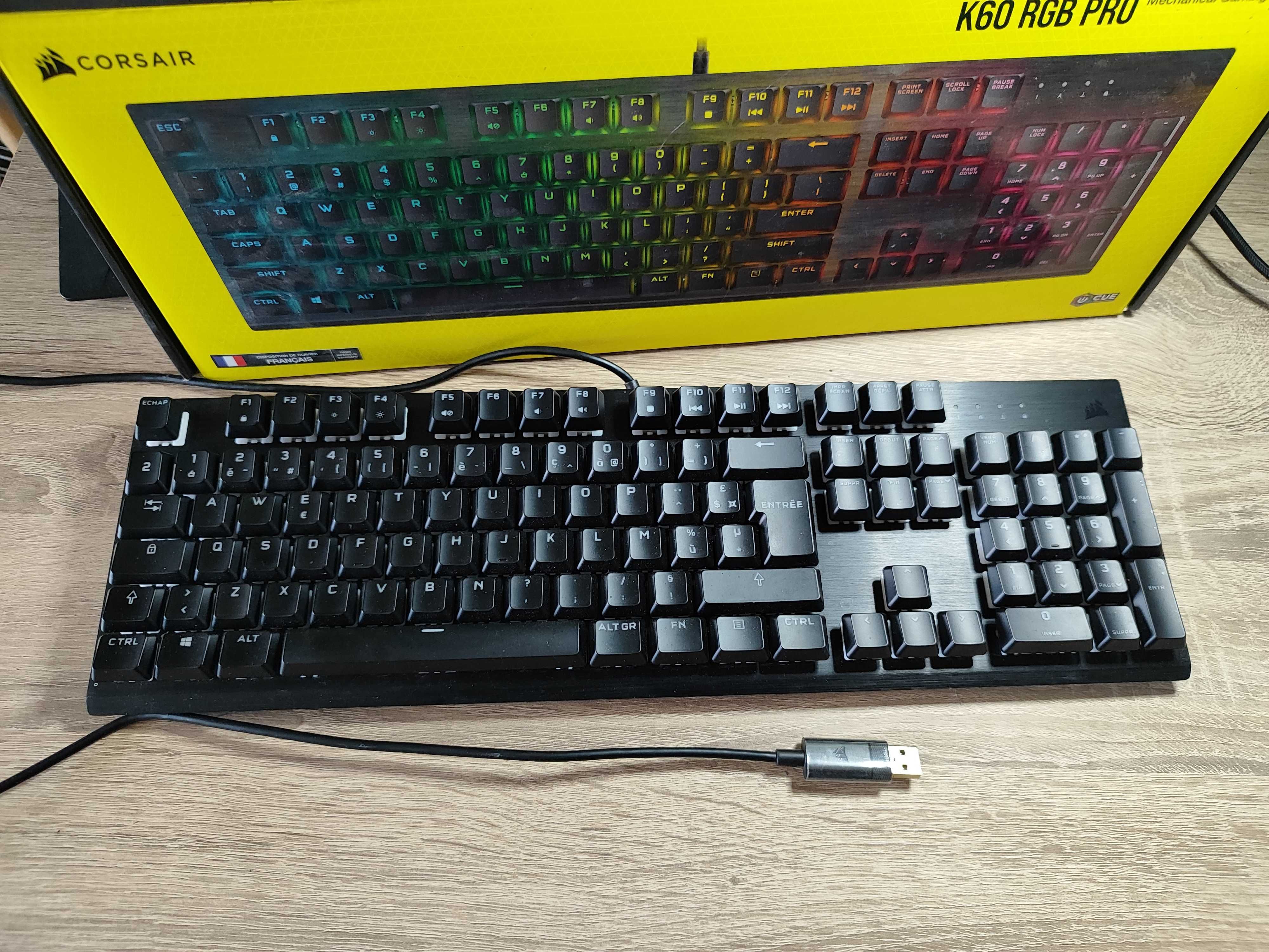 ПРОМО ! CORSAIR K60 PRO RGB Геймърска клавиатура !