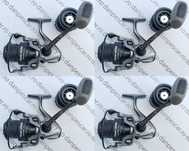 SET 4 Mulinete Feeder si Crap PRO FL CHASER LA5000 tambur Long Cast