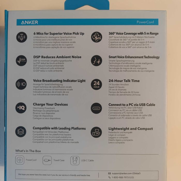 Difuzor Portabil  Conferinte Anker sigilat