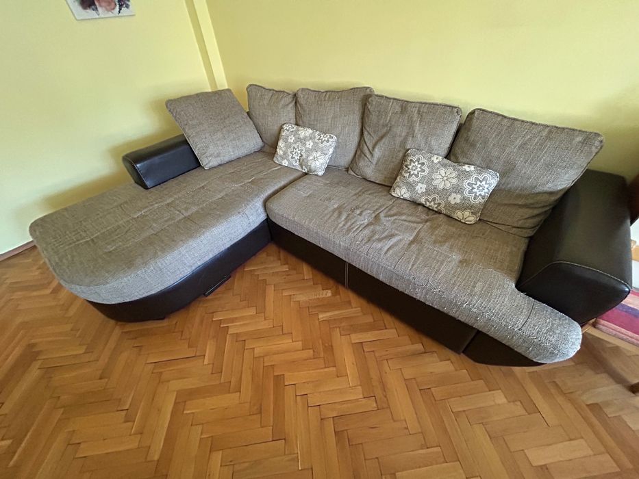 ПОДАРЯВАМ Ъглов диван 255/188