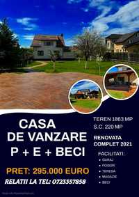 Casa P + E + BECI, in suprafata de aproximativ 220 mp