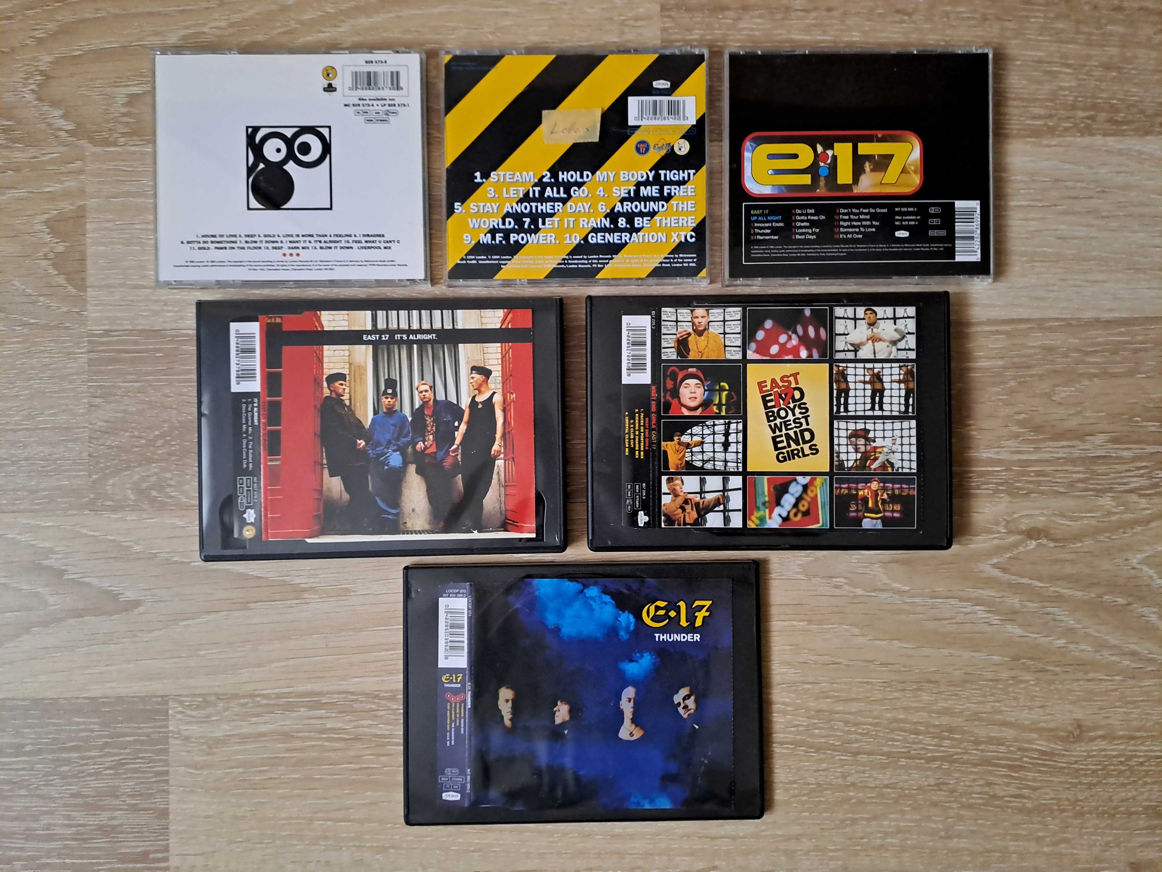 Colectie East 17 - 6 CD+CD Maxi originale (Eurodance)- Albume +CD Maxi