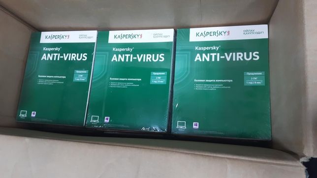 Продаются Anti-virus Kaspersky на 2 устройства, продление