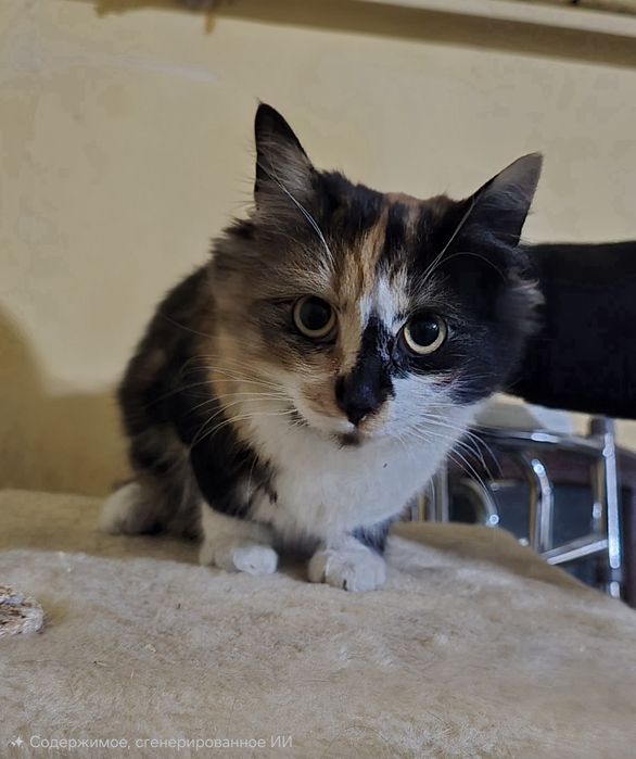 Кошка, в добрые руки.