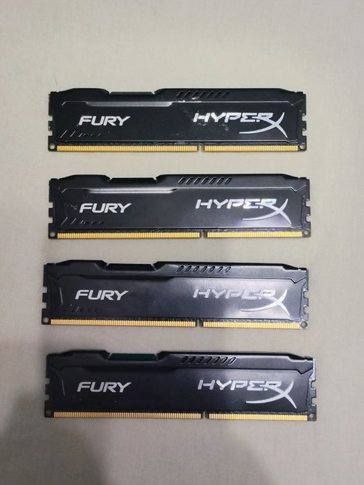 Рам памети 16gb 4x4gb Kingston HyperX DDR3 1600MHz