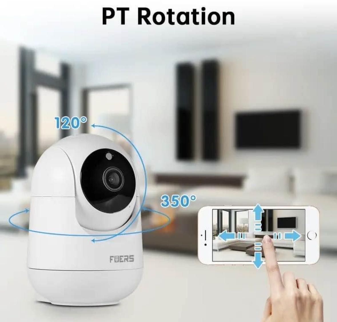 Camera supraveghere interior WI-FI inteligentă