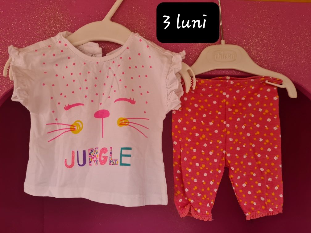 Seturi de vara bebe fetita 3 luni 16 articole