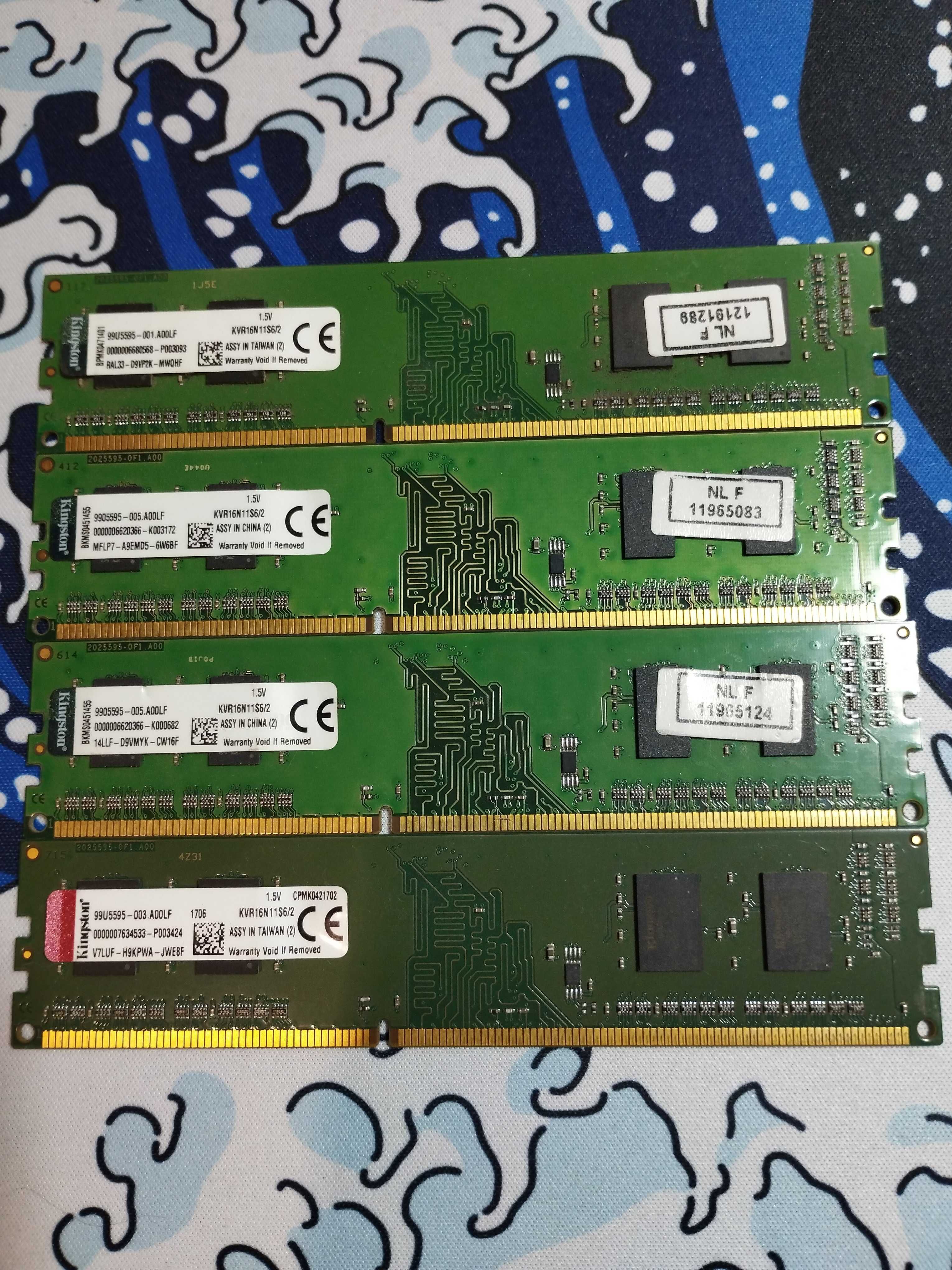 Kingston DDR3 - 2 gb x4