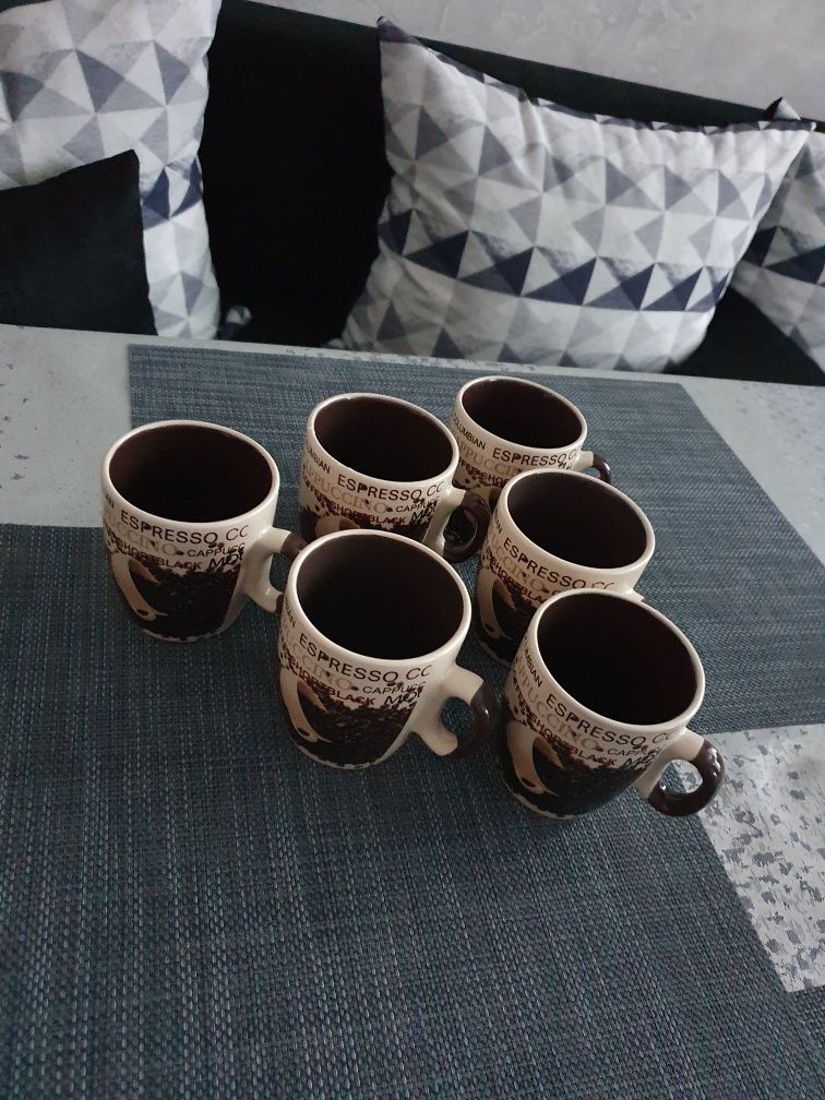 Комплект 6 бр. чаши за кафе