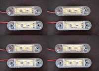 Диодни ЛЕД LED габарити с 3 SMD диода , БЕЛИ , 12-24V L0072
