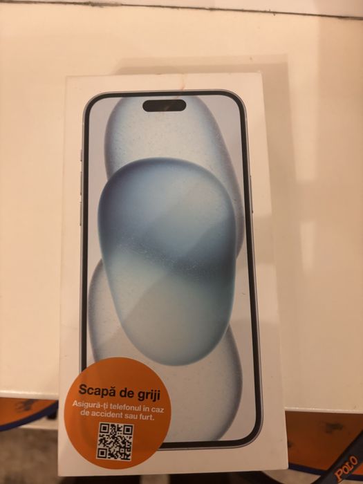 Iphone15 plus bleu aproape nou 128gb