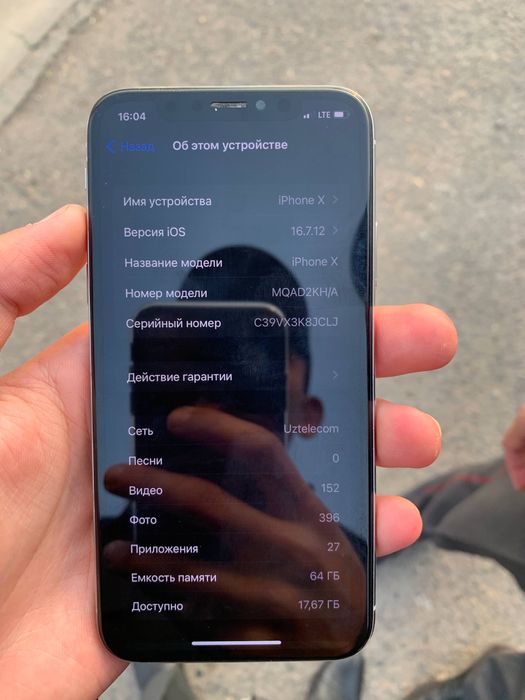 Iphone X ideal holati