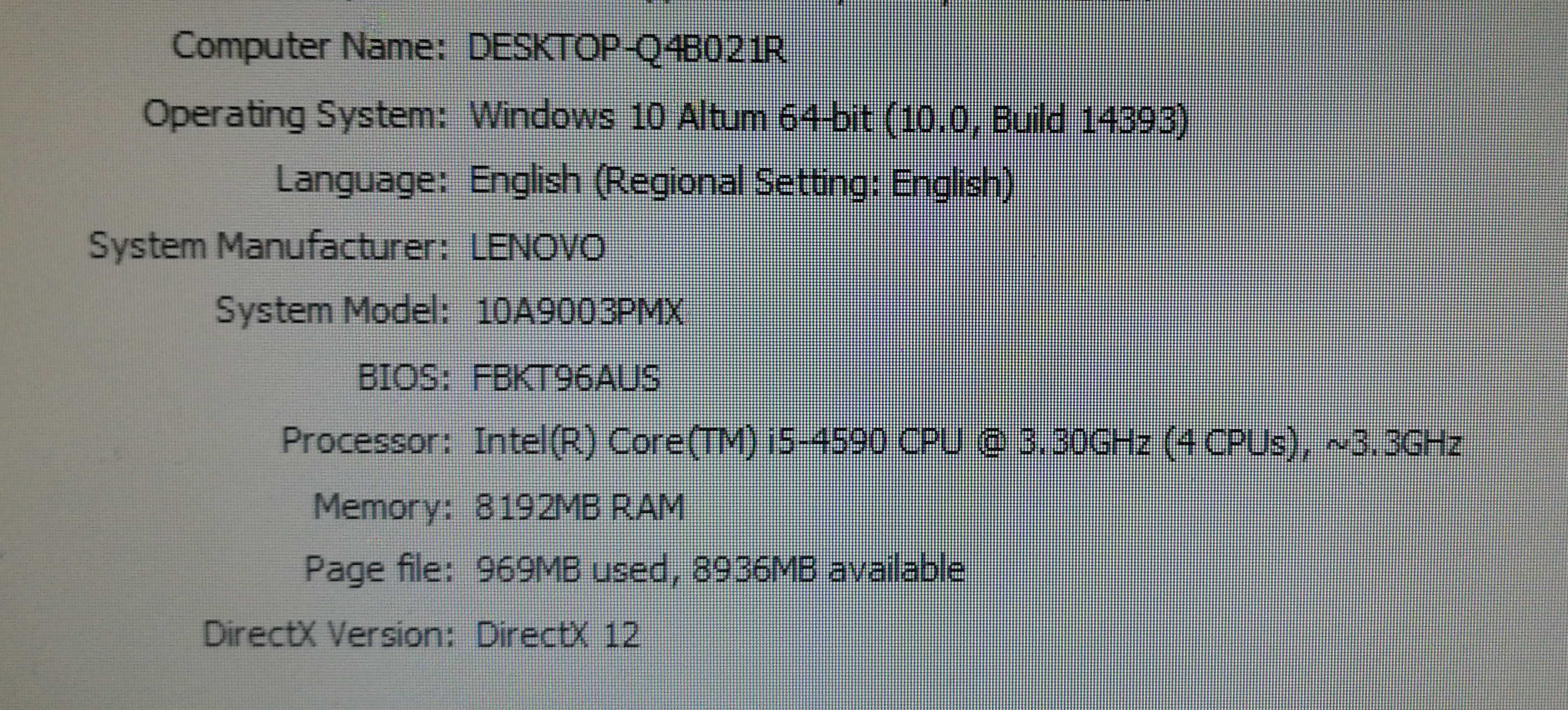 Unitate PC I5 4590/ 8GB RAM/ HDD 1 TB