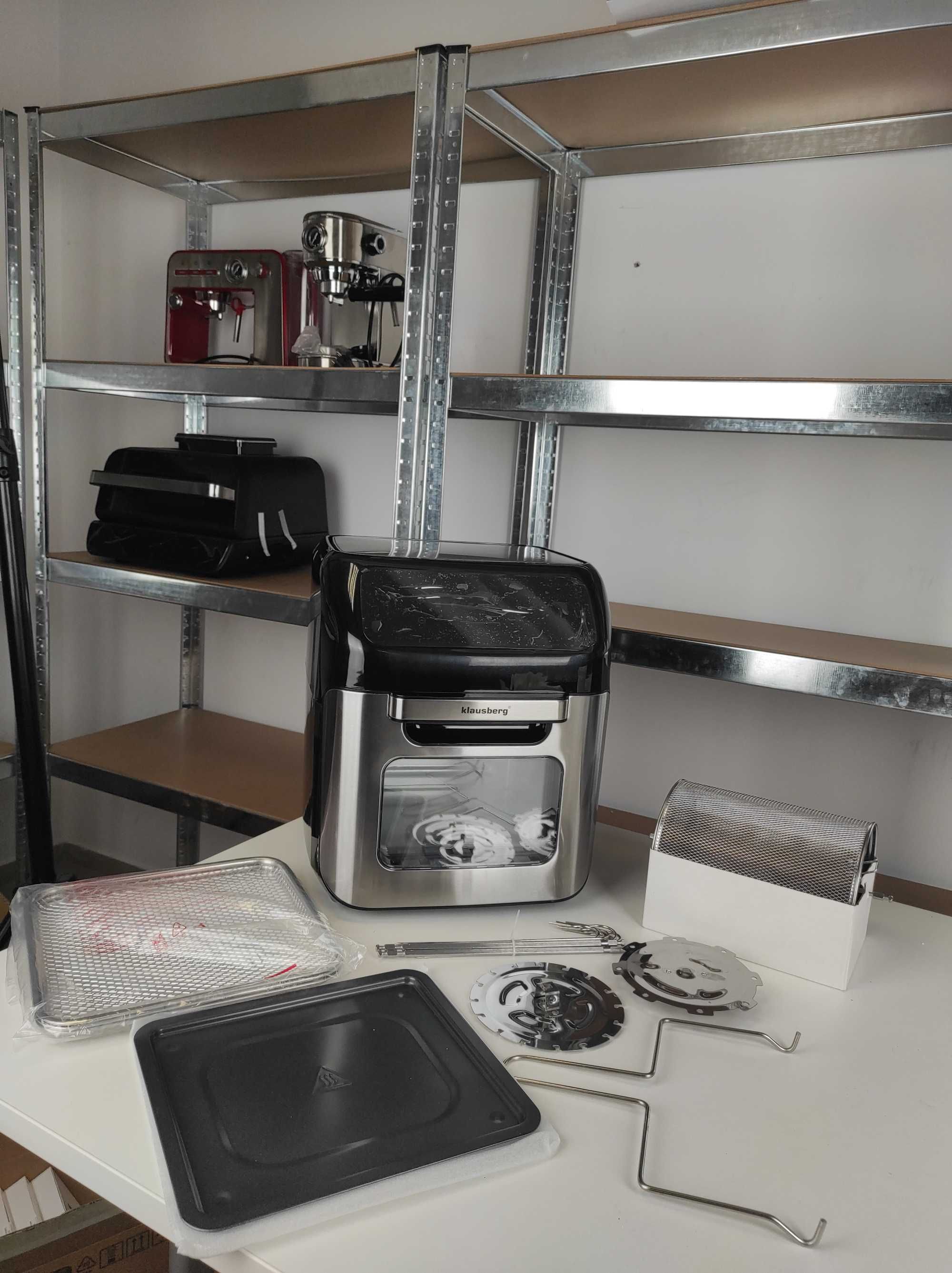 Фритюрник-фурна с горещ въздух Klausberg KB 7557, 1800W, 12 L