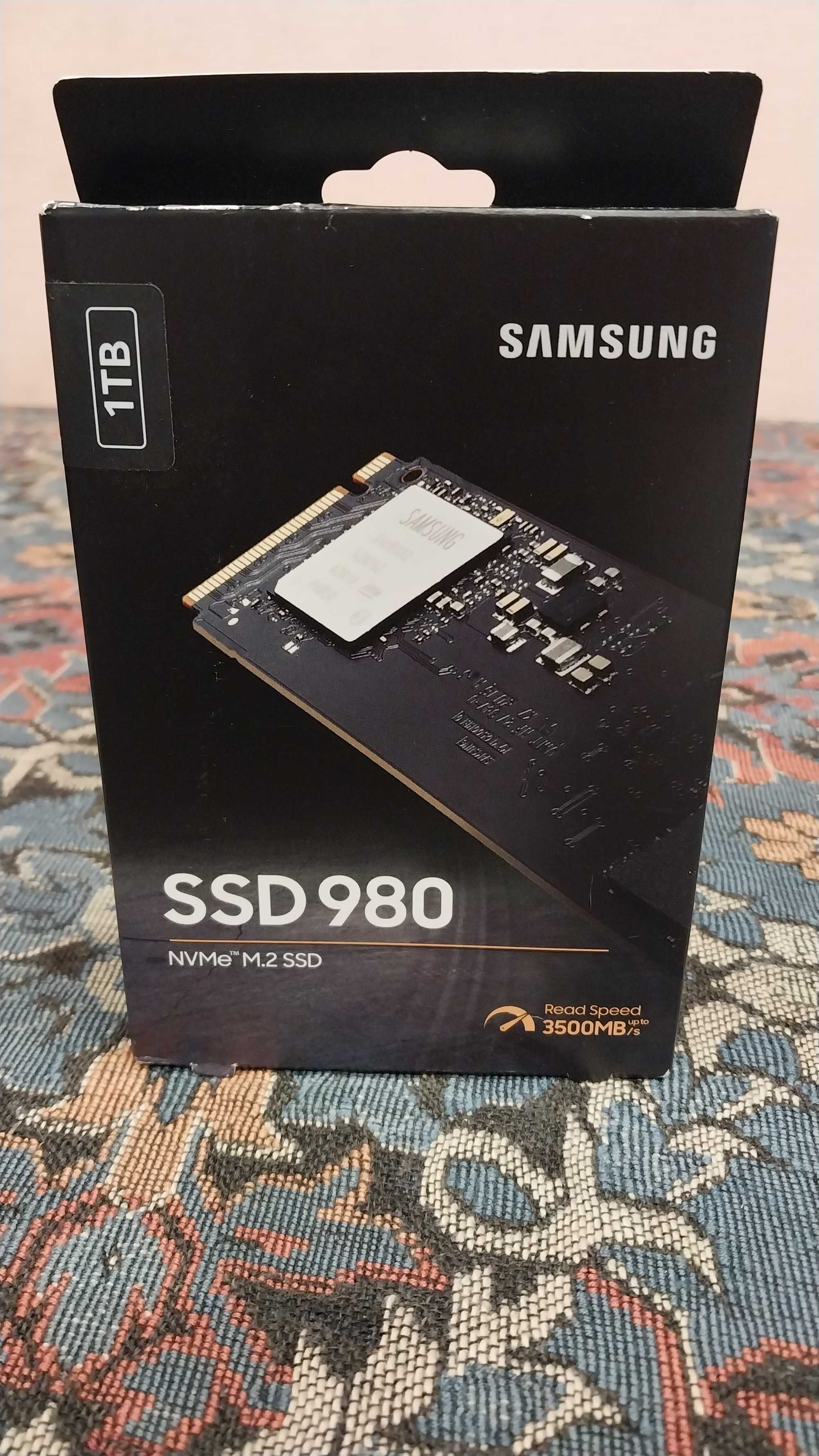 Новый SSD NVMe Samsung 980 1TB M2. Чтение до 3500, Запись до 3000 MBps