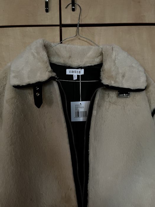 Palton bej de primavara-toamna ‘Momoko’ EDITED