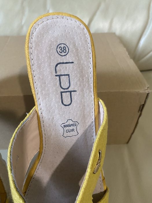 Lpb - дизайнерски дамски чехли на платформа