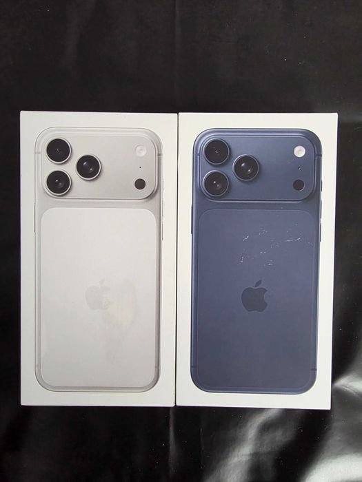 Vând iPhone 17 Pro Max, nou, neactivat, cu 256GB, versiunea E-SIM.