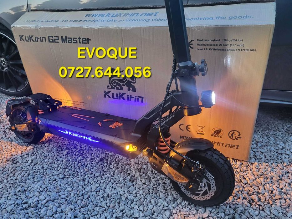 Trotineta electrica KUKIRIN G2 MASTER Noua Sigilata 2 Motoare 2000 wat