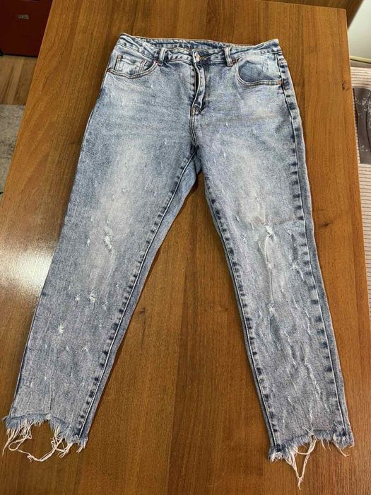 Снимка-1,дамски дънки, .Снимка - 2, размер  М, талия-80(40),дължина-85