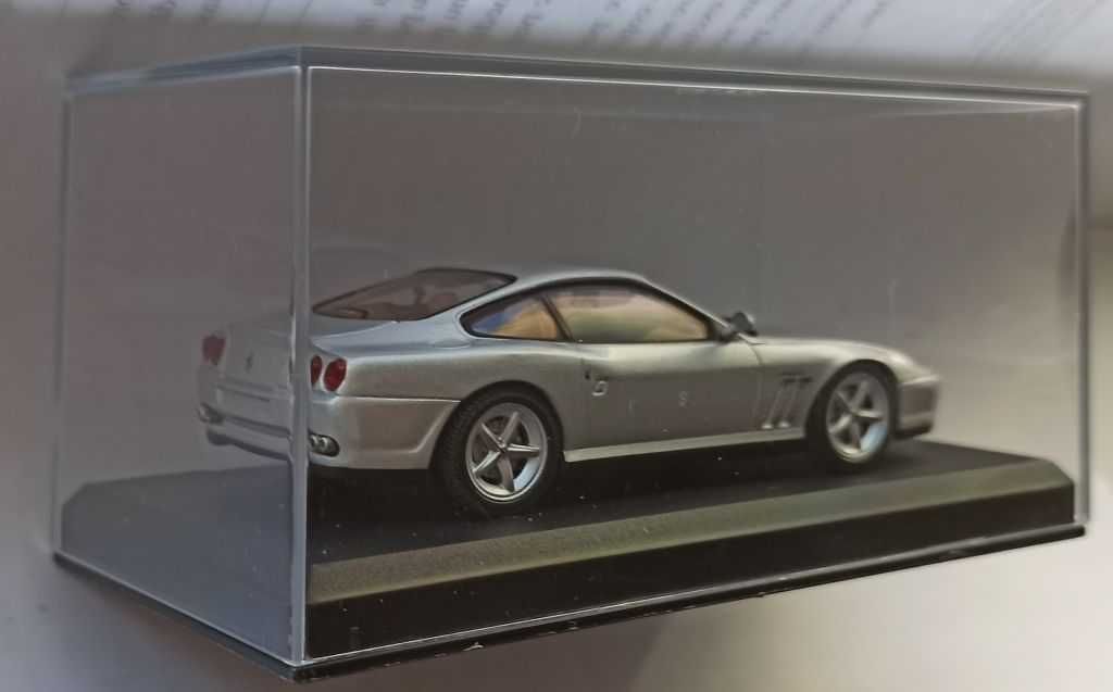 Macheta Ferrari 575 M Maranello (Type F133) 2002 silver - Altaya 1/43