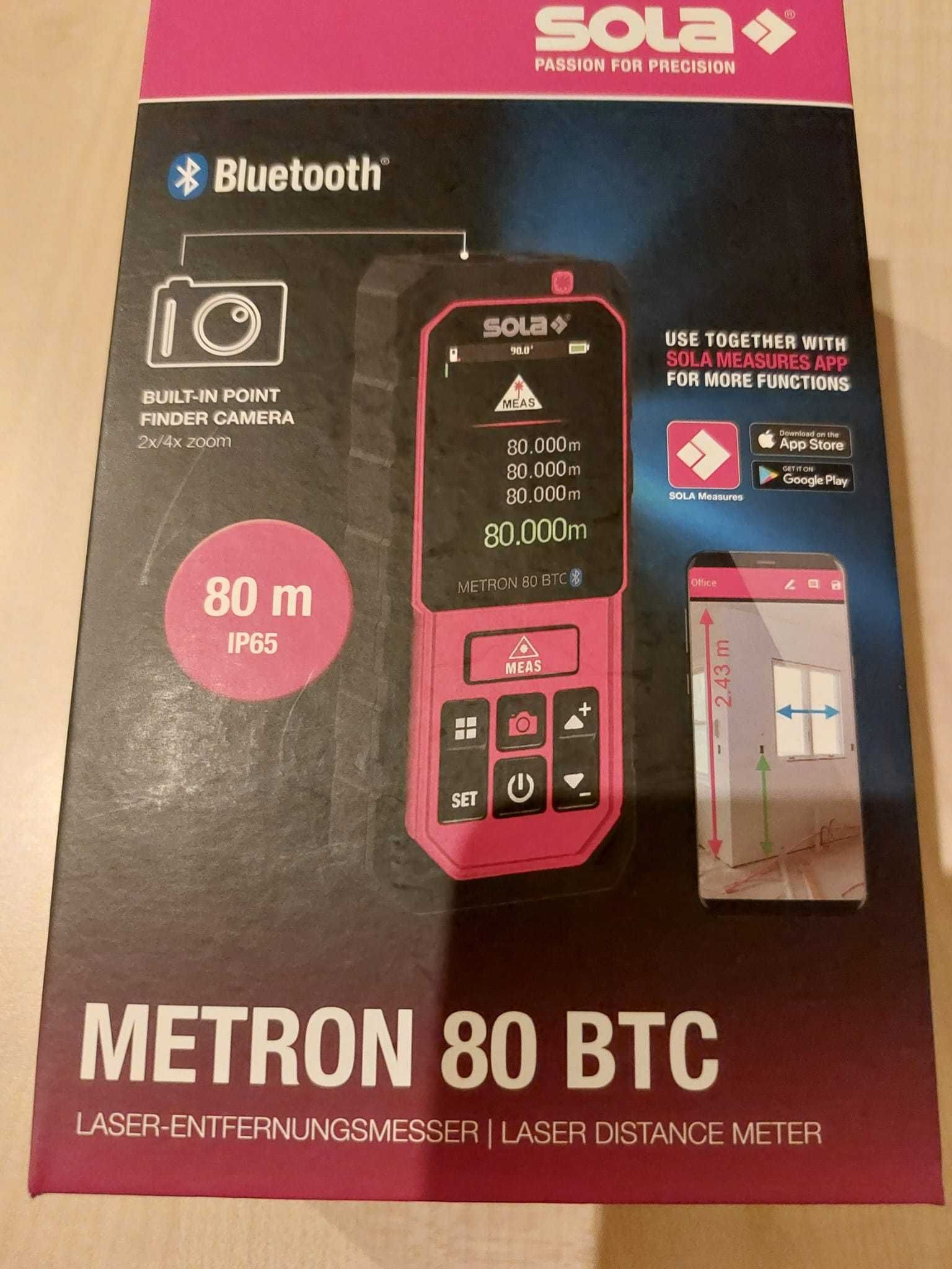 Telemetru cu laser Sola METRON 80 BTC