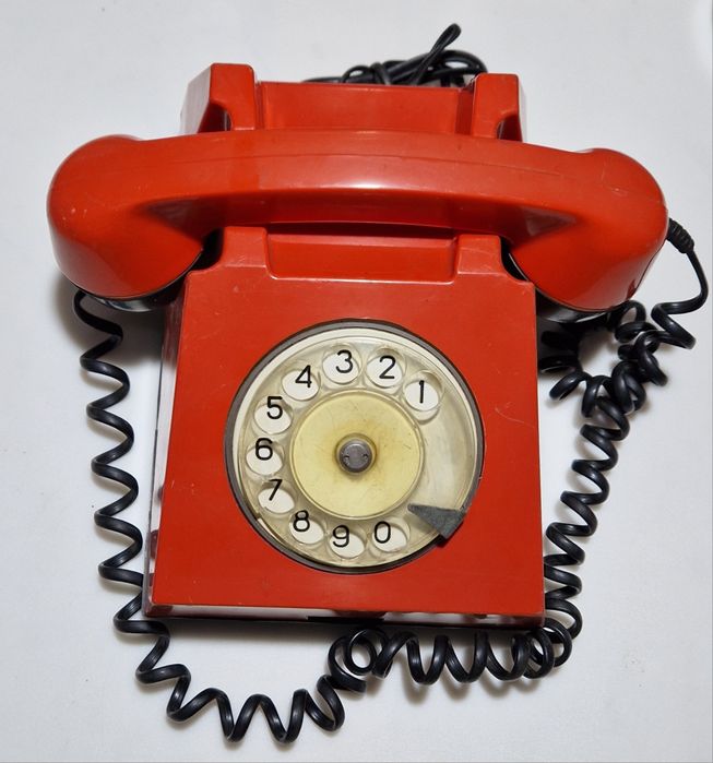 Telefon vechi vintange (rosu)